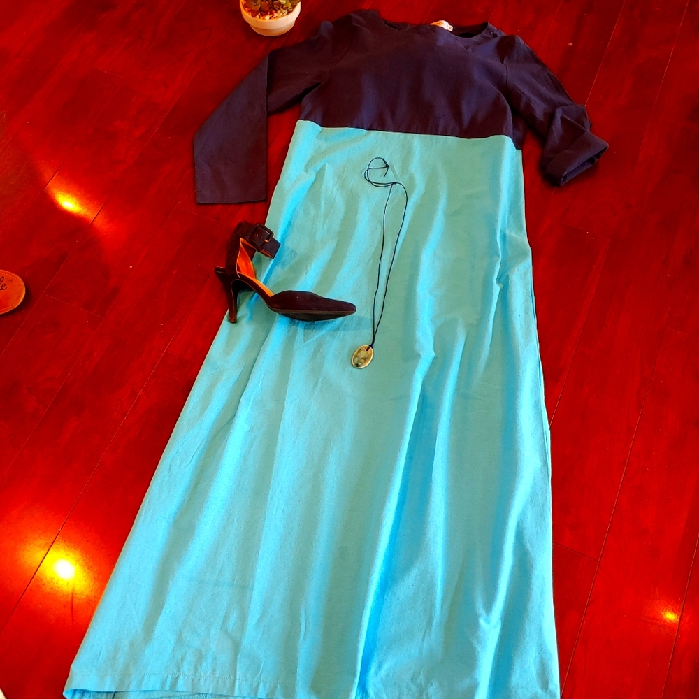 New A-Line XXL Linen Dress